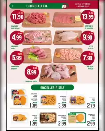 Volantino La Mimosa Supermercati Pagina 5: Cubetti di pollo Midelizia €2,99, Bastoncini di pollo Martini €3,39