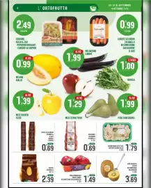 Volantino La Mimosa Supermercati Pagina 6: Mele Minneiska Sweet Tango €1,49, Champignon affettati natura chiama selek €1,79