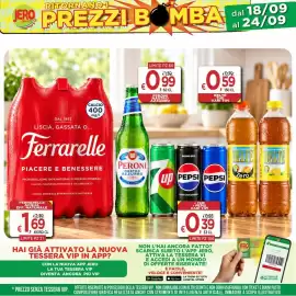 Volantino Jero Market settimana 38 Pagina 3: Ferrarelle acqua eff. naturale €1,69