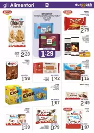Volantino Eurocash Pagina 24: Kinder Cereali €2,49, Ferrero Tronky Sandwich Mini €2,79