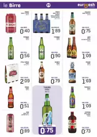 Volantino Eurocash Pagina 29: Stella Artois birra €2,09, Faxe birra red €0,89