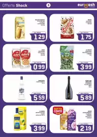 Volantino Eurocash Pagina 3: Lenor ammorbidente classico/essenze €2,19, Gastone crostatine albicocca €0,99