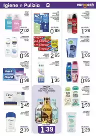 Volantino Eurocash Pagina 35: Oral-B dentifricio 3D white vari tipi €0,98, Dove deodorante stick original €2,19