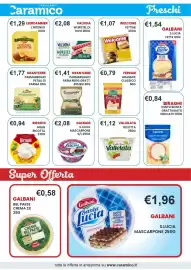 Volantino Caramico Pagina 10: Welcome fettine €1,07, Valsòia wurstel di tofu €2,08