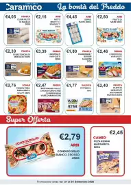 Volantino Caramico Pagina 15: Findus Gratinati Pomodoro e Basilico €3,39, Frosta Fishburger / Burger Salmone €1,80