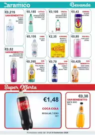 Volantino Caramico Pagina 25: Acqua Fabia €0,10, San Benedetto Energy Super Boost €0,70