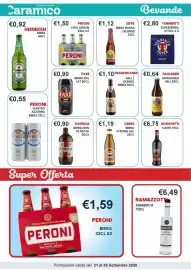 Volantino Caramico Pagina 27: Peroni Nastro Azzurro birra €0,55, Ichnusa birra non filtrata €0,90