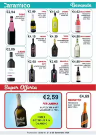 Volantino Caramico Pagina 29: Baglio al Sole Cabernet Sauvignon / Mole Nero / Syrah Terre Siciliane IGT €2,65