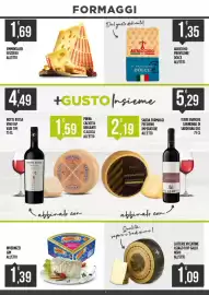 Volantino Euroesse Pagina 7: Emmentaler svizzero €1,69, Auricchio il provolone dolce €1,35