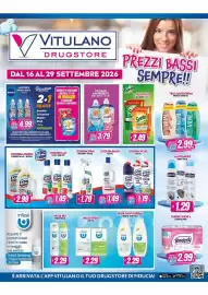 Volantino Vitulano Drugstore Pagina 1: Svelto piatti €2,49, Coccolino Fresh €3,79