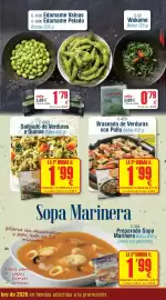 Folleto Abordo Página 3: Abordo sopa marinera €1,99, Balliceux €1,99