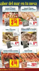 Folleto Abordo Página 5: Calamar Chipirón Troceado €6,99, Tellina Limpia Extra €4,99