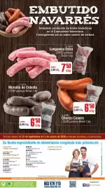 Folleto Abordo Página 8: EMBUTIDO NAVARRÉS Embutido producido de forma tradicional en la Comunidad Valenciana. Consiguiendo