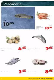Folleto Alimerka semana 39 Página 2: Pescadería Corvina de crianza, el kilo 12.95 10,95 Berberechos, malla de 500 g. 9,90
