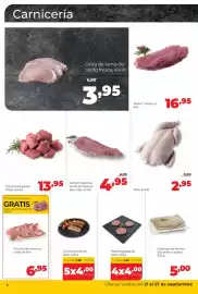 Folleto Alimerka semana 39 Página 4: Carnicería Cinta de lomo de cerdo fresca, el kilo 6,95 3,95 Filete 1 añojo, el kilo