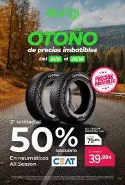 Catálogo Aurgi Página 1: aurgi OTONO de precios imbatibles Del 21/9 al 20/10 CEATA Sear CEAT 4 SeasonDrive Y EXTRA LOAD