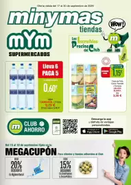 Folleto Masymas Página 1: Oferta válida del 17 al 30 de septiembre de 2026 minymas MYm SUPERMERCADOS FUENSANTA FUENSANTA