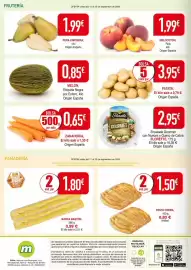 Folleto Masymas Página 4: Barra bastón €1,80, Zanahoria €0,65