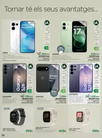 Catálogo El Corte Inglés Página 12: Oppo - renoi6 fs 5g €599,99, Xiaomi - redmi note 17 pro max 5g €649,90