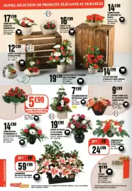 Catalogue La Foir'Fouille page 4: Bouquet de roses et de fleurs gypsophiles €5,99