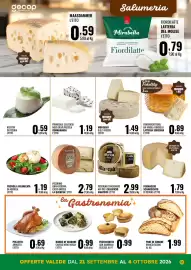 Volantino Gecop Pagina 11: Montasio D.O.P. Fresco €1,49, Pane di Fumone Bianco/Scur €1,99