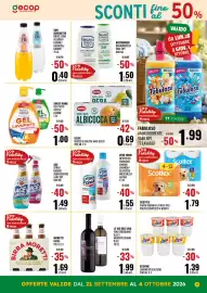 Volantino Gecop Pagina 7: Birra Moretti €1,69, Selex succo di frutta vari gusti €0,69