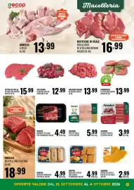 Volantino Gecop Pagina 9: Macinato magro di bovino adulto €13,99, Amadori petto di pollo €5,99