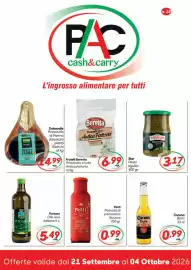Volantino Pac Cash&Carry Pagina 1: Petti Passata di pomodoro Rustica €0,99, Corona Birra €0,99
