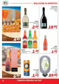 Volantino Pac Cash&Carry Pagina 16: Jas Gin tonic keg €89,00, Antica fratta Franciacorta essence nature DOCG €18,90