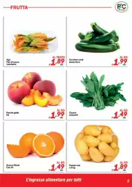 Volantino Pac Cash&Carry Pagina 5: Pesche gialle 2A €1,99, Arance Navel €1,49