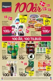 Fleggaard tilbudsavis Side 1: Fleggaard® Lige over grænsen 100år HARIBO Top Stark Party on E MARIBO Omo Vaskemiddel 2,5 l