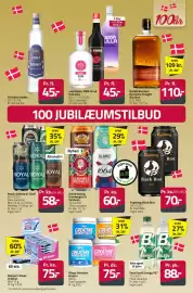 Fleggaard tilbudsavis Side 9: PRIMAKOV 1 liter = 31,50 kr. for 0,71 100ar Primakov Vodka 0,7 1.37,5%. Pr. liter 64,29. VODKA