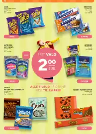 Scandinavian Park katalog Side 14: Reese's peanut butter €22,11, Knoppers forskellige slags €10,00