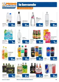Volantino C+C Cash and Carry Pagina 19: Ferrarelle acqua maxima €0,85, Coca-Cola, Fanta, Sprite €0,90