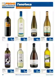 Volantino C+C Cash and Carry Pagina 24: Conte di Castelvecchio trebbiano d'Abruzzo €1,49, Pignoletto Reno Doc Righi €2,69