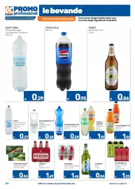 Volantino ARCA C+C cash and carry Pagina 21: Tuborg Birra €0,84, Fanta, Sprite Classica / Zero €1,15