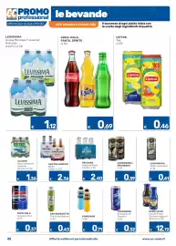 Volantino ARCA C+C cash and carry Pagina 22: Acqua Minerale Frizzante Naturale Levissima €1,12, San Pellegrino Bibite €2,36