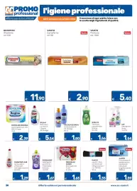 Volantino ARCA C+C cash and carry Pagina 30: Regina di cuori asciugatutto €1,65, Felce Azzurra Ammorbidente €1,80