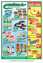 Brněnka leták Strana 1: Steinex dušená šunka výběrová 80% €169,00, Gouda Alimpex Food a.s. €139,00