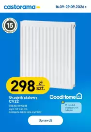 Castorama gazetka Strona 15: Grzejnik stalowy CV22 60x60 cm GoodHome €298,00