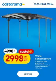 Castorama gazetka Strona 9: Wiata samochodowa €2.998,00