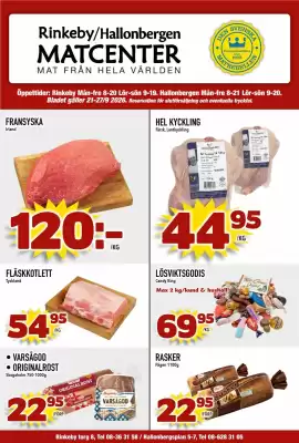 Rinkeby Matcenter reklamblad (giltig till och med 27-09)