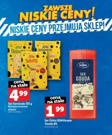 Topaz gazetka Strona 18: Ser żółty OSM Kosów Gouda €1,99, Ser Serenada Babumi €4,99