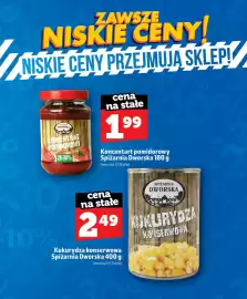 Topaz gazetka Strona 24: Kukurydza konserwowa Spiżarnia Dworska €2,49, Koncentrat pomidorowy Spiżarnia Dworska €1,99