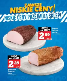 Topaz gazetka Strona 3: Szynka Sołtysa Sokołów €2,89, Polędwica sopocka Pekpol €2,29