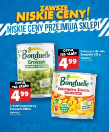Topaz gazetka Strona 31: Kukurydza złocista Bonduelle €4,99, Groszek konserwowy Bonduelle €4,99