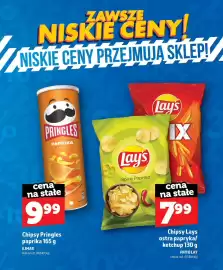 Topaz gazetka Strona 42: Chipsy Pringles paprika €9,99, Chipsy Lay's ostra papryka €7,99