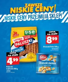 Topaz gazetka Strona 43: Paluszki Lajkonik €4,99, Orzeszki Felix €8,99