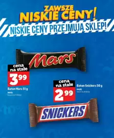 Topaz gazetka Strona 46: Baton Mars €3,99, Baton Snickers €2,99