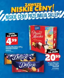 Topaz gazetka Strona 48: Ptasie Mleczko E.Wedel waniliowe €20,99, Ciastka Delicje Szampańskie pomarańczowe €4,99
